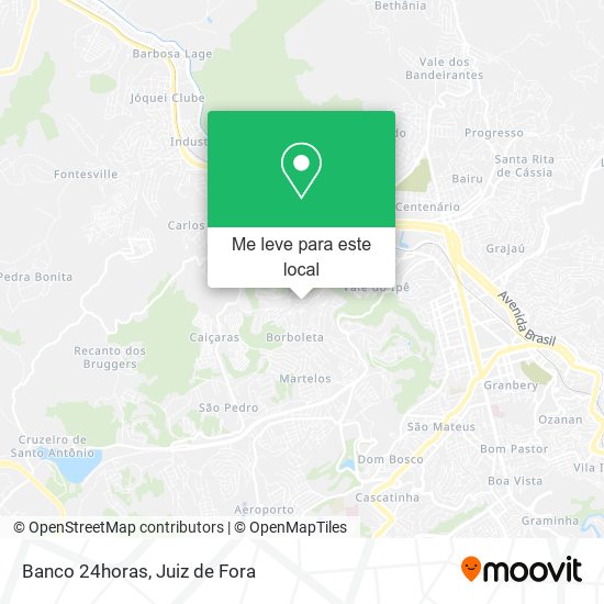 Banco 24horas mapa