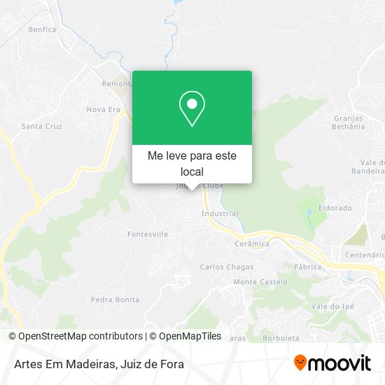 Artes Em Madeiras mapa