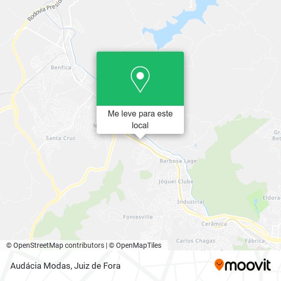Audácia Modas mapa