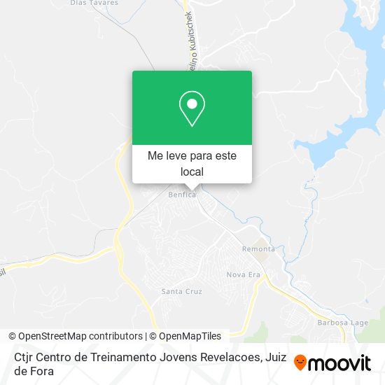 Ctjr Centro de Treinamento Jovens Revelacoes mapa