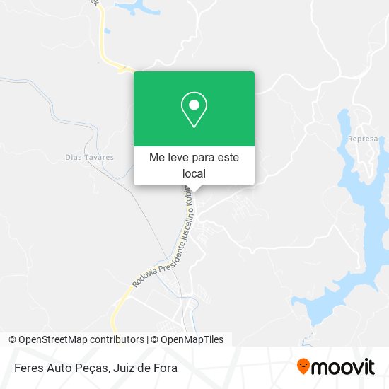 Feres Auto Peças mapa