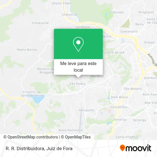 R. R. Distribuidora mapa