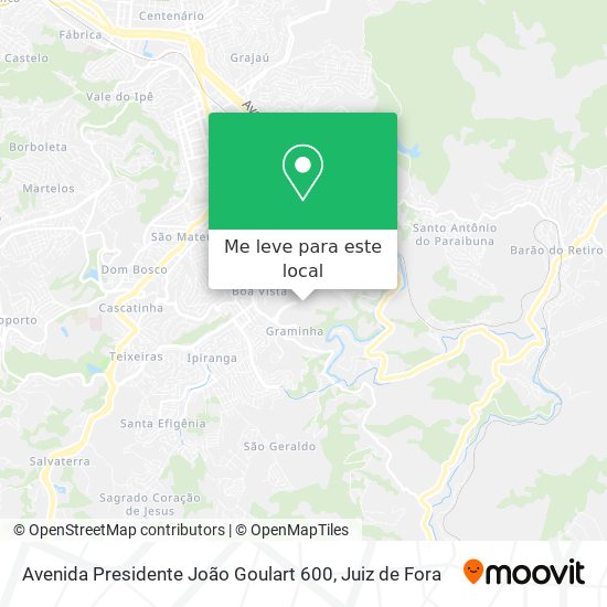 Avenida Presidente João Goulart 600 mapa