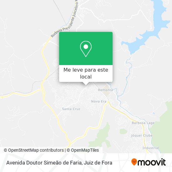 Avenida Doutor Simeão de Faria mapa