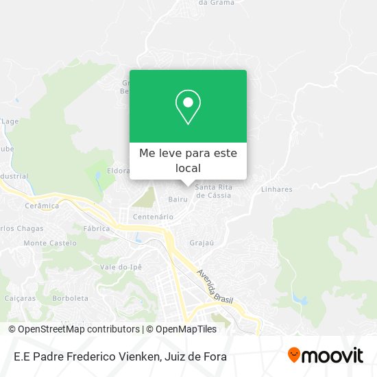 E.E Padre Frederico Vienken mapa
