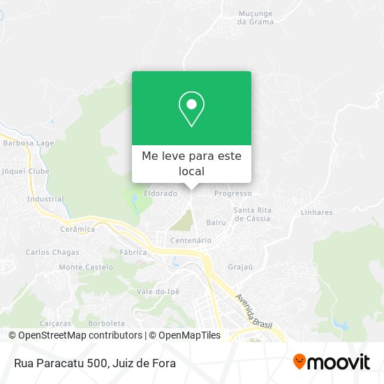 Rua Paracatu 500 mapa