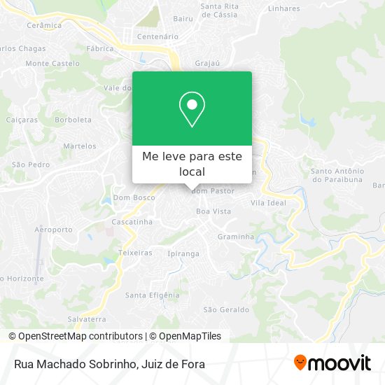 Rua Machado Sobrinho mapa