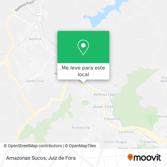 Amazonas Sucos mapa