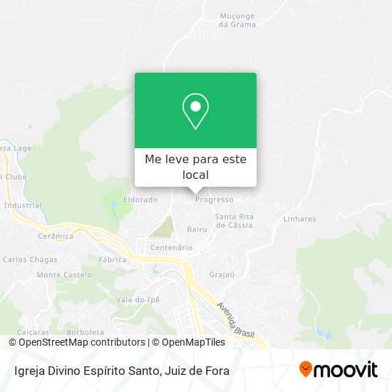 Igreja Divino Espírito Santo mapa