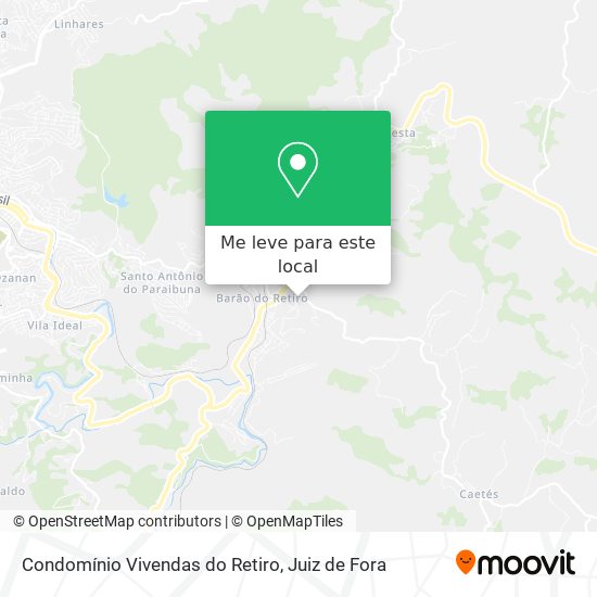 Condomínio Vivendas do Retiro mapa
