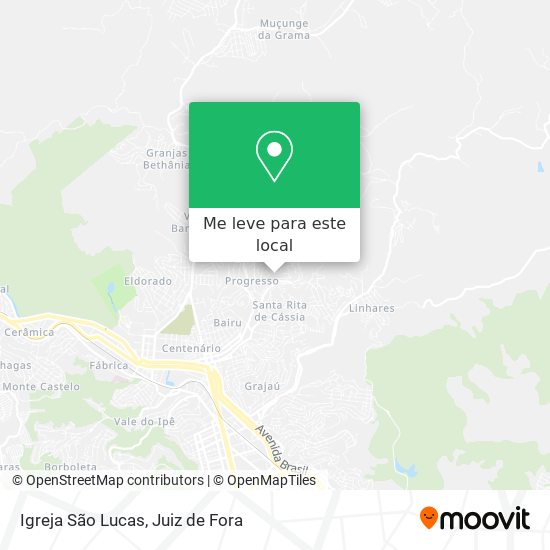 Igreja São Lucas mapa