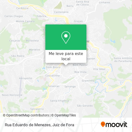 Rua Eduardo de Menezes mapa