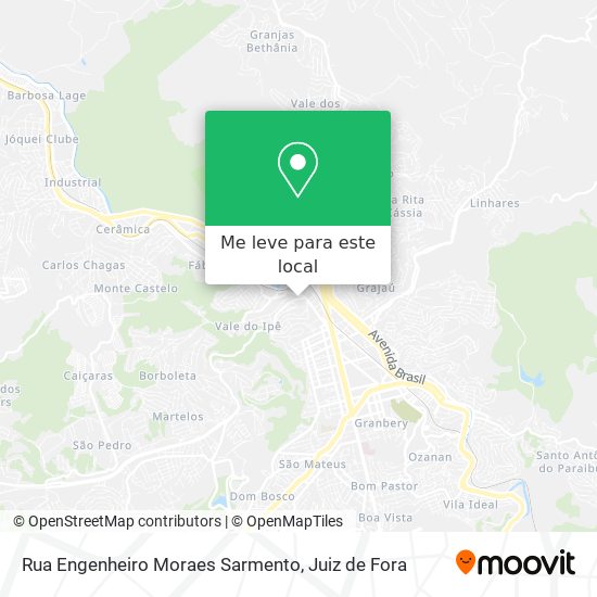 Rua Engenheiro Moraes Sarmento mapa