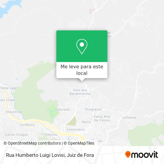 Rua Humberto Luigi Lovisi mapa