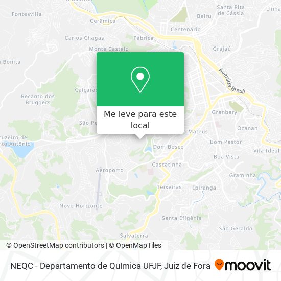 NEQC - Departamento de Química UFJF mapa