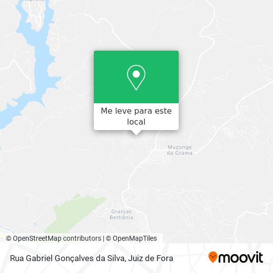 Rua Gabriel Gonçalves da Silva mapa