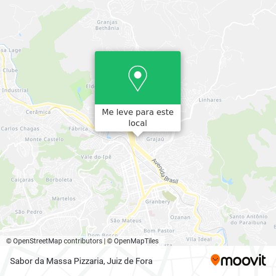 Sabor da Massa Pizzaria mapa