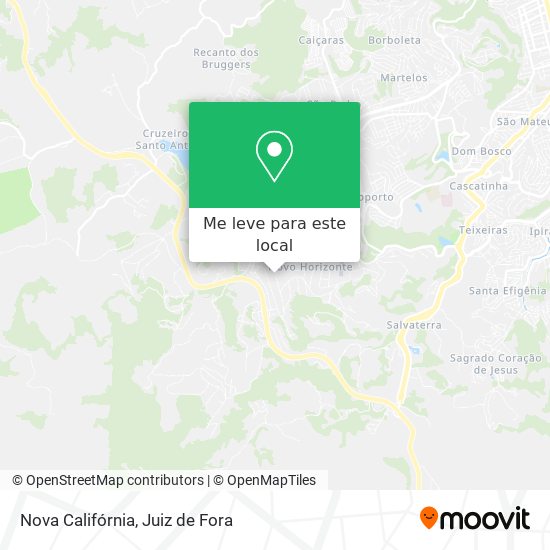Nova Califórnia mapa