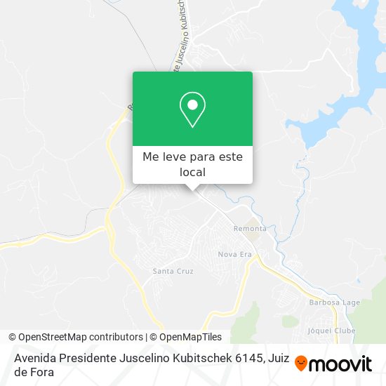 Avenida Presidente Juscelino Kubitschek 6145 mapa