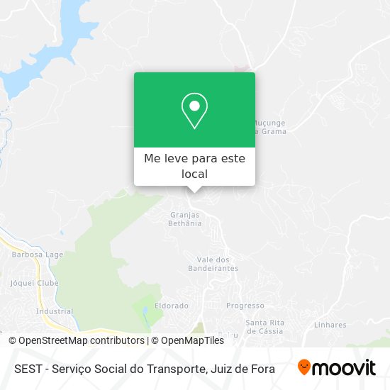 SEST - Serviço Social do Transporte mapa