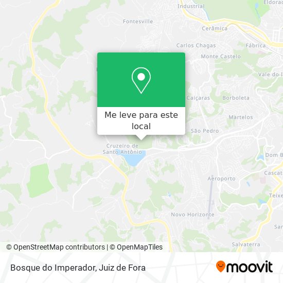 Bosque do Imperador mapa