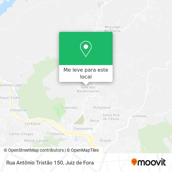 Rua Antônio Tristão 150 mapa