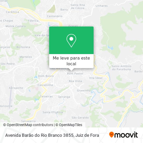 Avenida Barão do Rio Branco 3855 mapa
