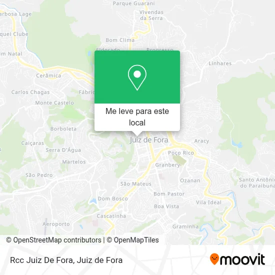 Rcc Juiz De Fora mapa
