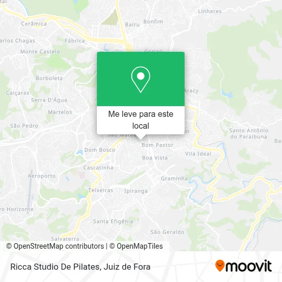 Ricca Studio De Pilates mapa