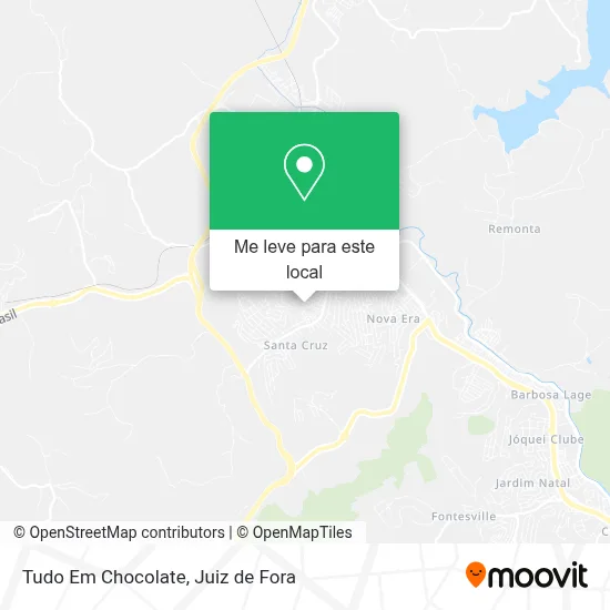 Tudo Em Chocolate mapa