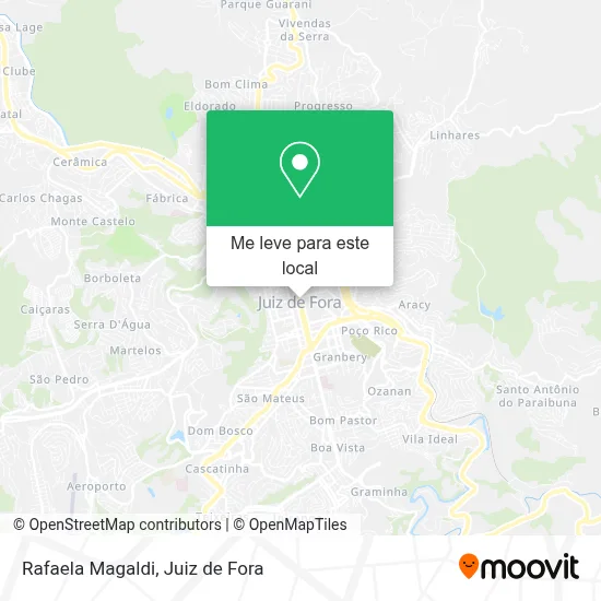 Rafaela Magaldi mapa