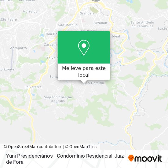 Yuni Previdenciários - Condomínio Residencial mapa