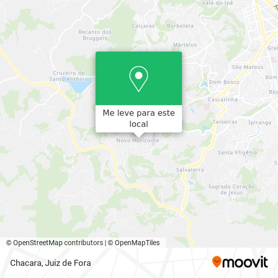 Chacara mapa