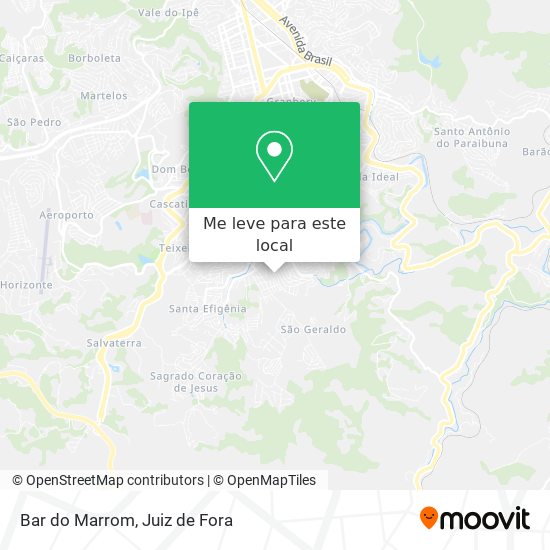 Bar do Marrom mapa