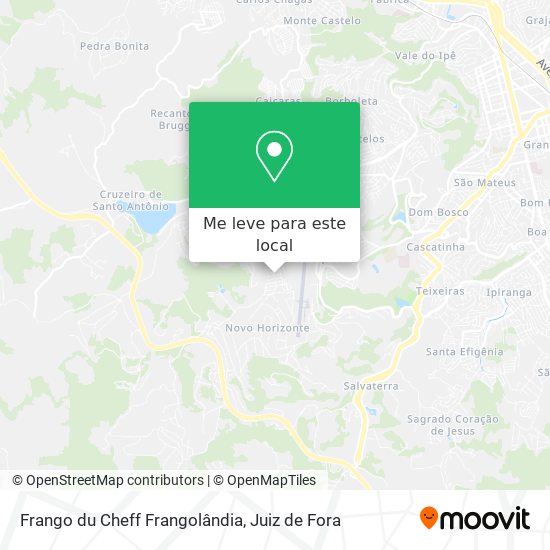 Frango du Cheff Frangolândia mapa