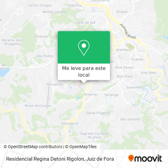 Residencial Regina Detoni Rigolon mapa