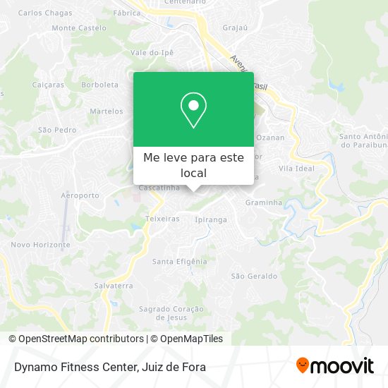 Dynamo Fitness Center mapa