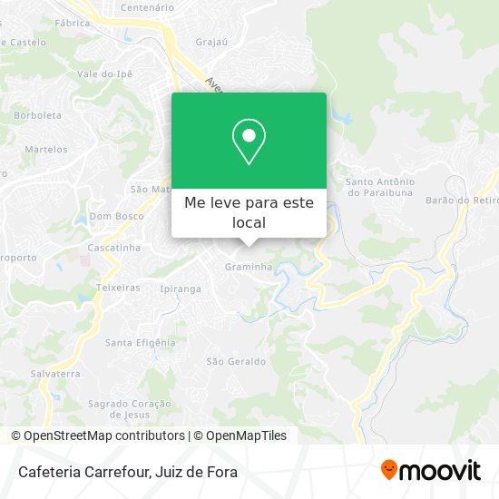 Cafeteria Carrefour mapa