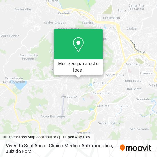 Vivenda Sant'Anna - Clinica Medica Antroposofica mapa