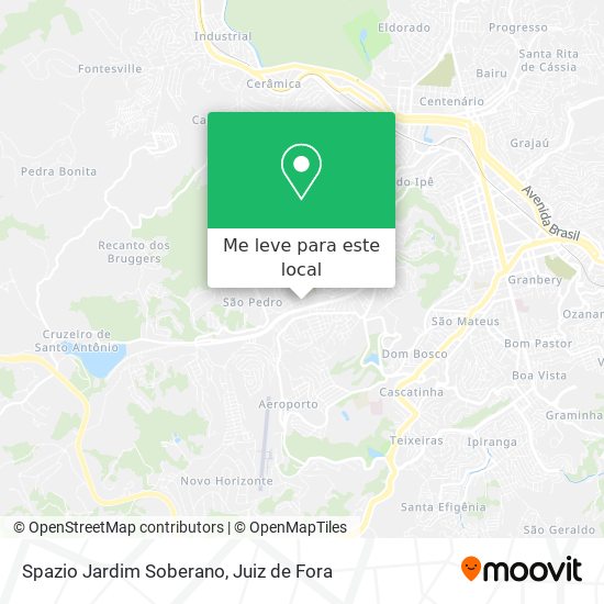 Spazio Jardim Soberano mapa