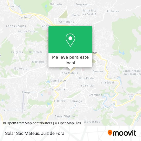 Solar São Mateus mapa