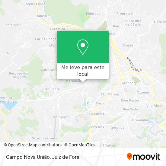 Campo Nova União mapa