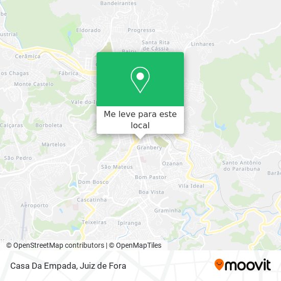 Casa Da Empada mapa