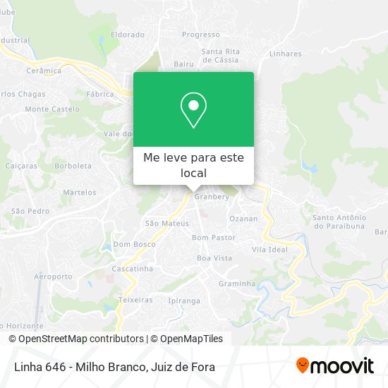 Linha 646 - Milho Branco mapa
