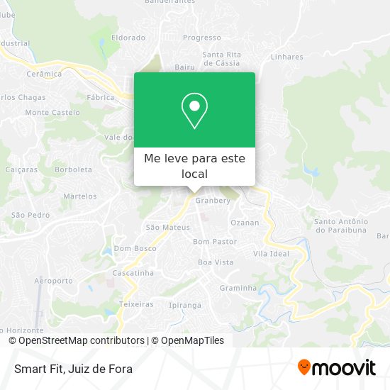 Smart Fit mapa