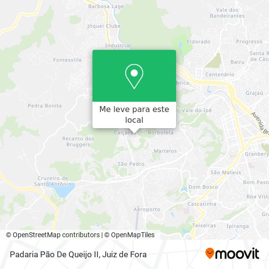 Padaria Pão De Queijo II mapa