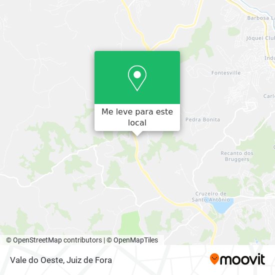 Vale do Oeste mapa