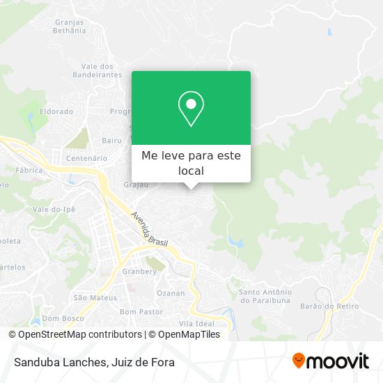 Sanduba Lanches mapa