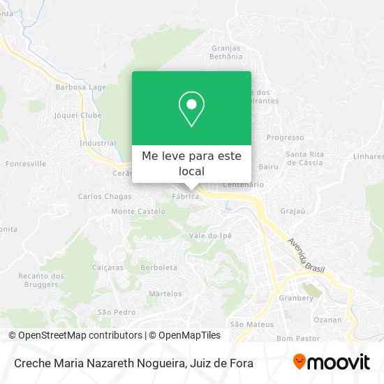 Creche Maria Nazareth Nogueira mapa