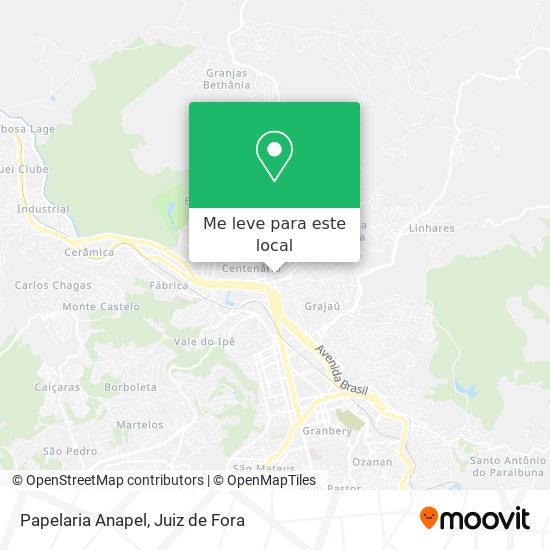 Papelaria Anapel mapa